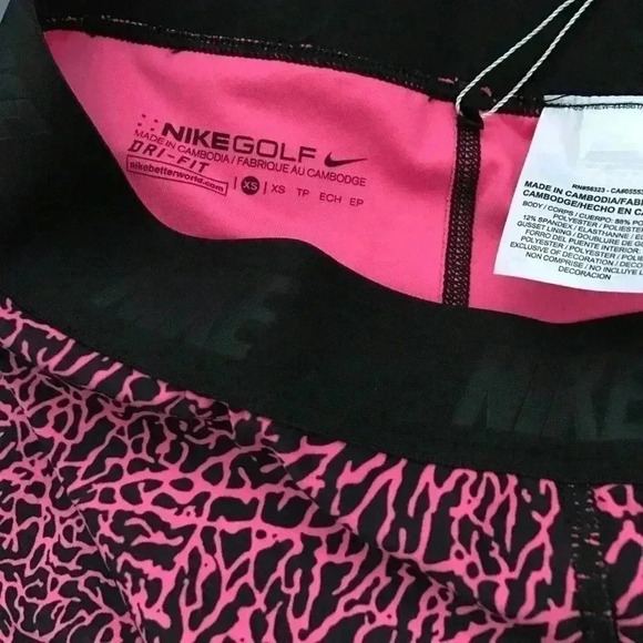New Nike Dri Fit Leopard Print Leggings XS - Picture 8 of 8